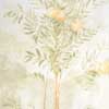 faux fresco mural of peach tree and peaches 