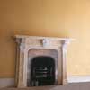 faux marble pietre dura inlay work fire surround